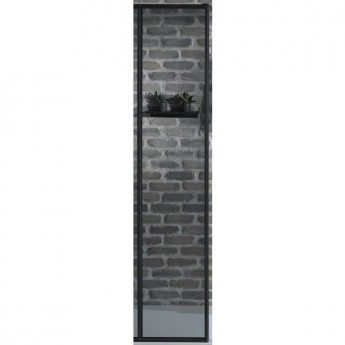 Душевое ограждение JACOB DELAFON NOUVELLE VAGUE E94WI40-MZ зеркальное 40х200 черный