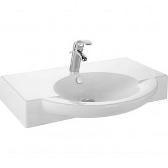 Раковина JACOB DELAFON PRESQU'ILE E1343-00 80см полувстраиваемая