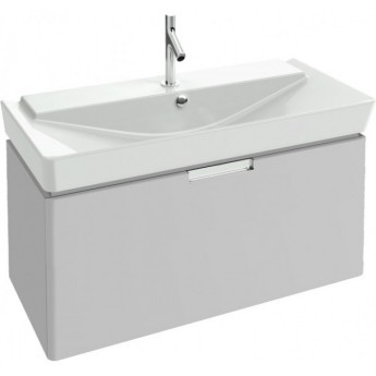 Раковина-столешница JACOB DELAFON REVE E4801-00 100x46,5 с тумбой белый лак