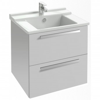 Раковина-столешница JACOB DELAFON STRUKTURA EXI112-00 60x48 с тумбой белый блестящий